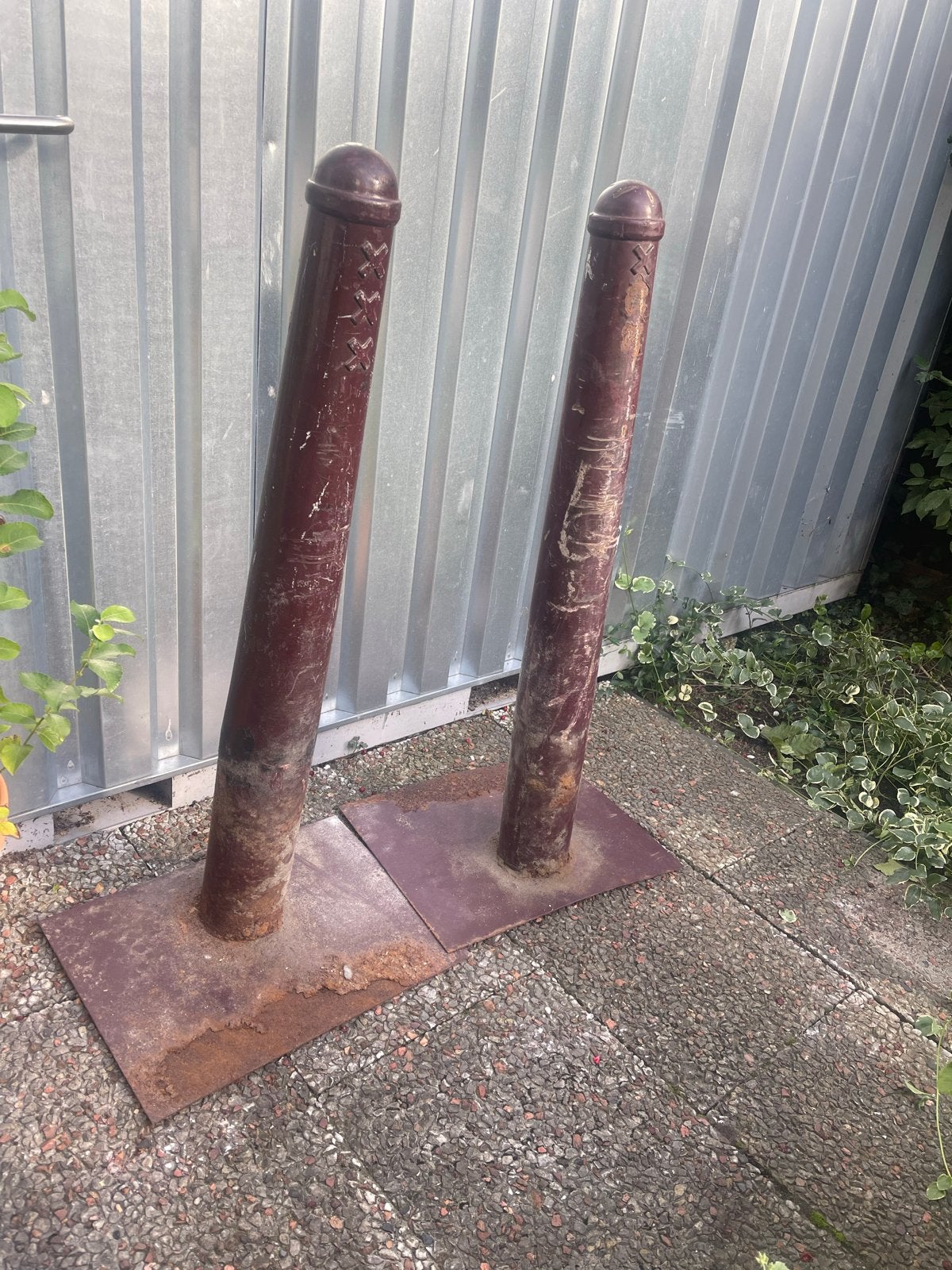 Twee Amsterdamse paaltjes (Amsterdammertjes), Ophalen, Gebruikt