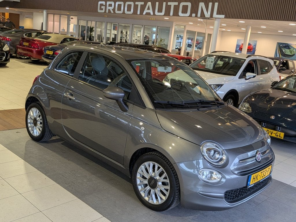 Fiat 500 0.9 TwinAir Turbo Popstar Automaat Airco, Stuurbekr, Stof, Gebruikt, Origineel Nederlands, Bedrijf