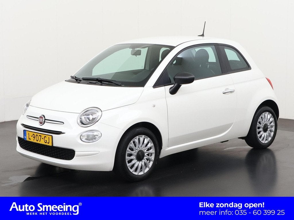 Fiat 500 1.0 Hybrid Pop | Navigatie | Zondag Open!, Auto's, Fiat, Voorwielaandrijving, 12 maanden, Stof, Euro 6