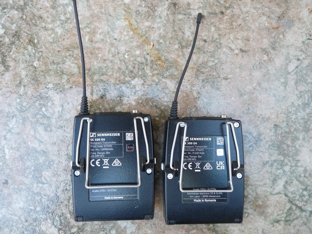 Sennheiser SK500 en SK300 G4 Bw band 626..698MHz, Muziek en Instrumenten, Ophalen, Nieuw, Instrumentmicrofoon, Draadloos