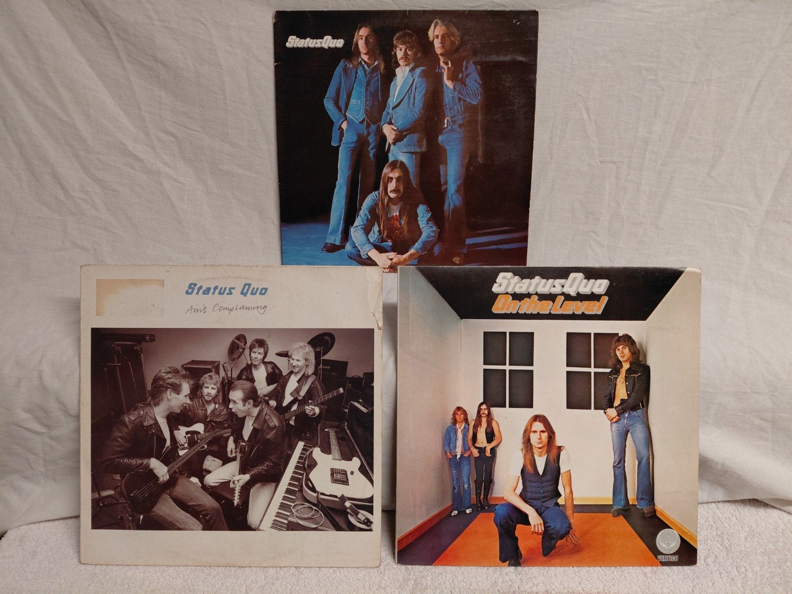 Collectie van 3 x LP van Status Quo, Ophalen of Verzenden, Zo goed als nieuw, 12 inch, Poprock