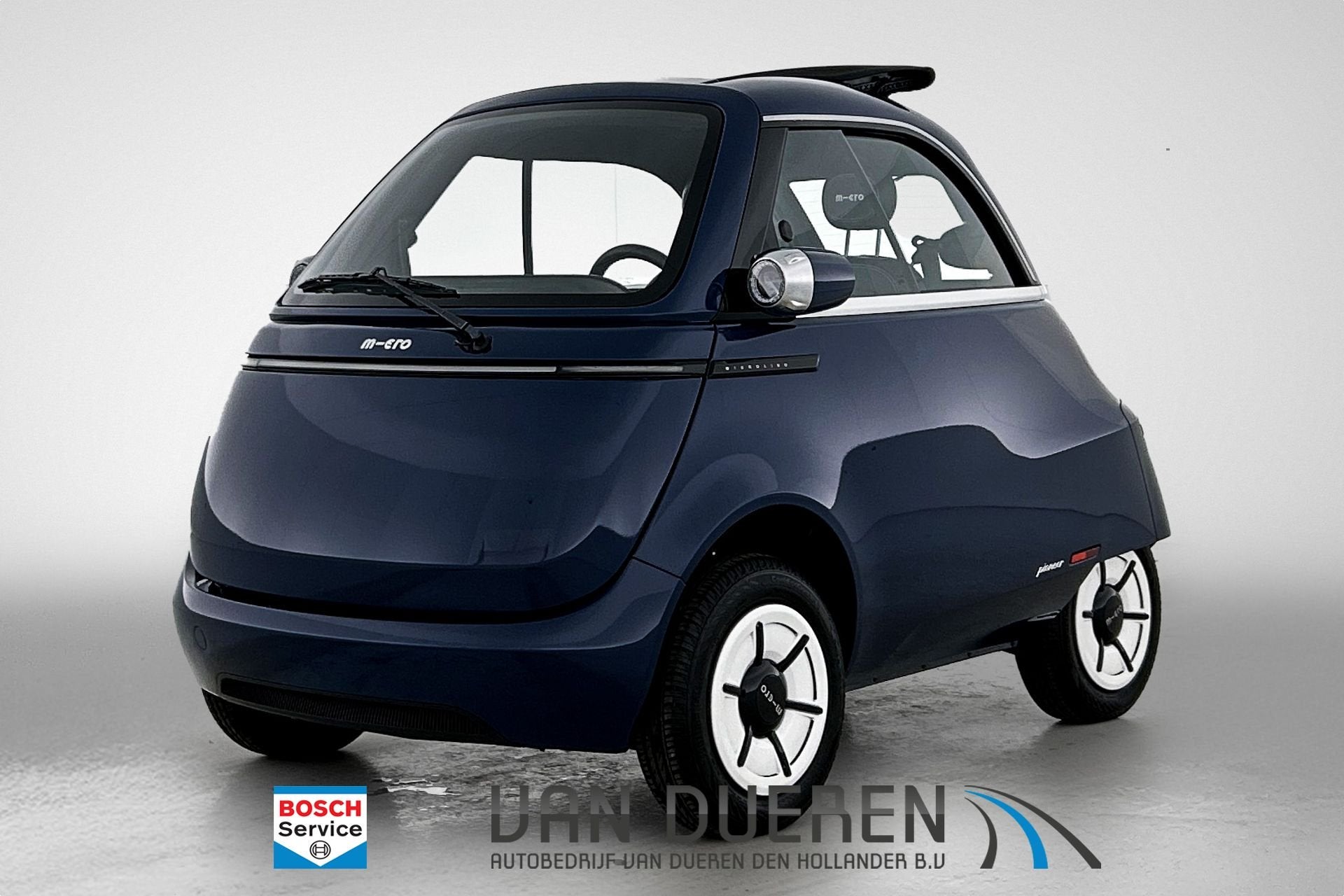 Microlino Pioneer, 90 km/u 177 km Range Zonnedak, (bj 2024), Auto's, Overige Auto's, 177 km, Gebruikt, Zwart, Blauw
