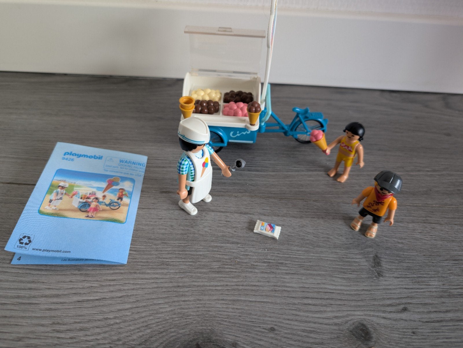 Playmobil ijscokar, Ophalen of Verzenden