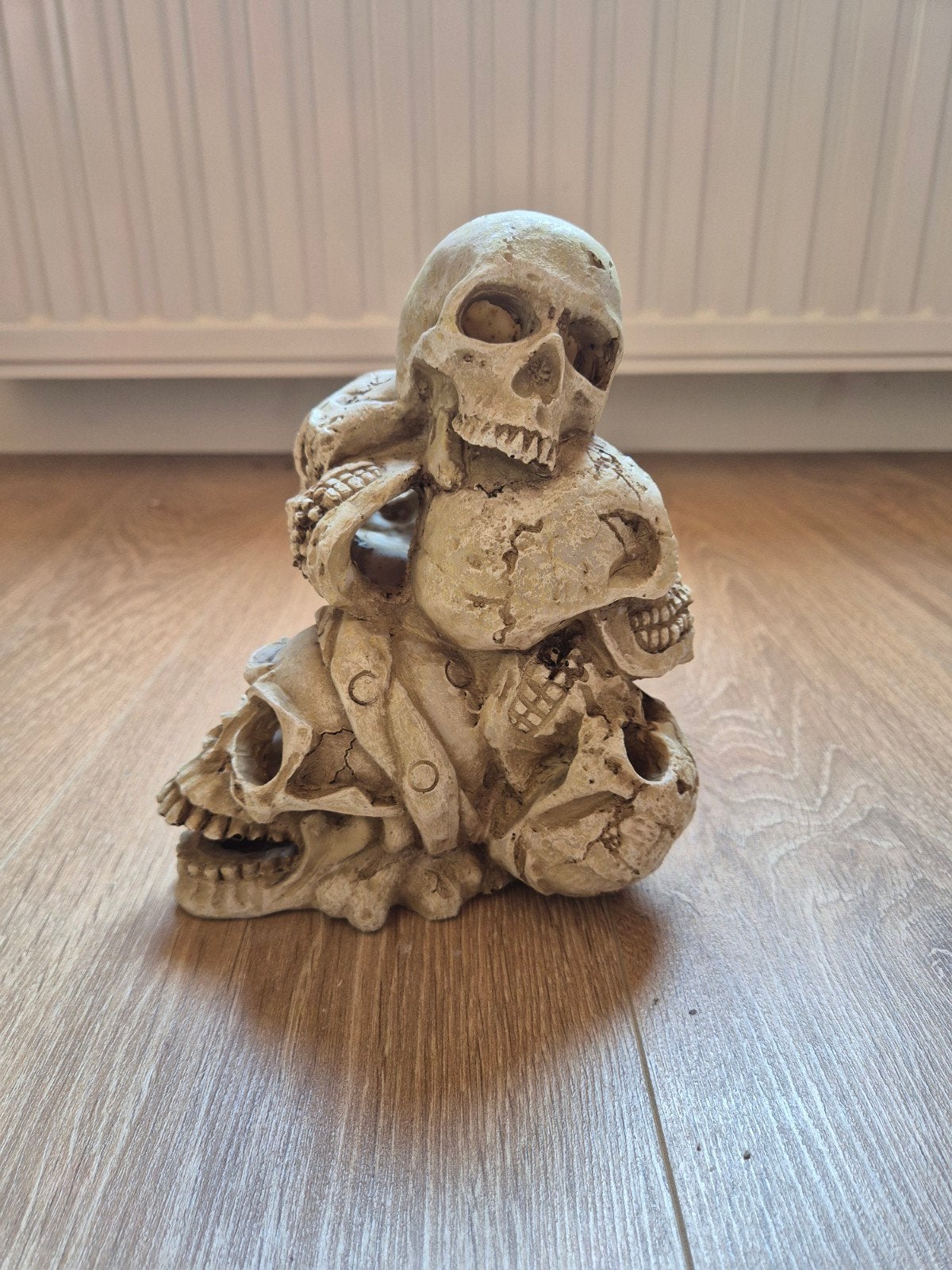 Aquarium ornament schedels skulls, Huis en Inrichting, Woonaccessoires | Overige, Vintage, Gebruikt, Beige, Kunststof