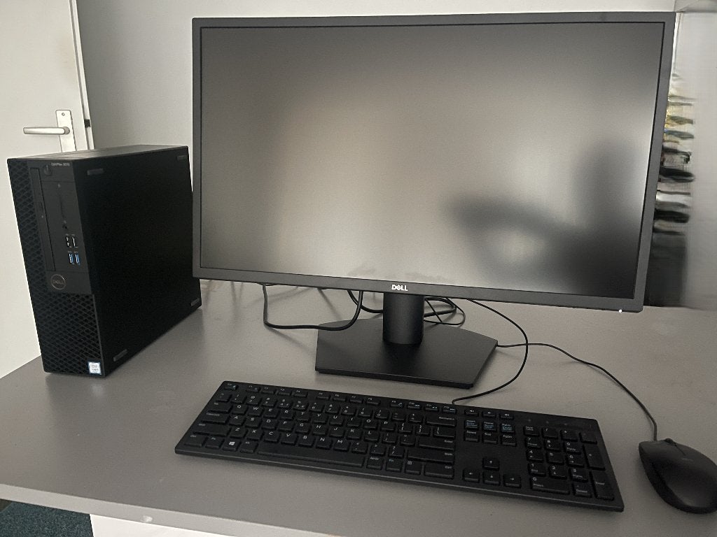 Complete set Dell optiplex 3070 I5-9500 SFF, Computers en Software, Desktop Pc's, Ophalen, Met monitor, Zo goed als nieuw, Dell