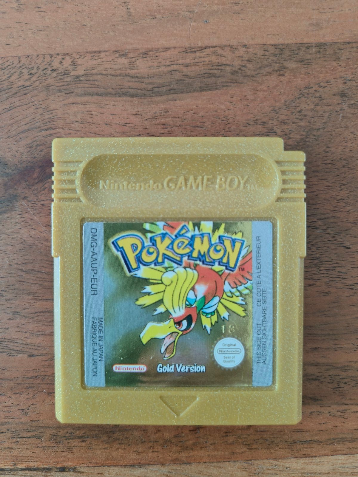Pokémon Gold Version Game Boy Color (batterij leeg), Gebruikt, Verzenden, 1 speler, Role Playing Game (Rpg)