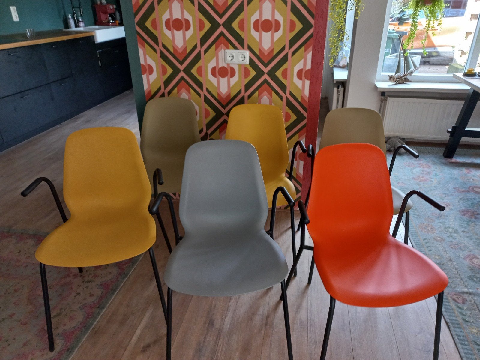 IKEA stoelen in nieuwstaat - diverse kleuren, Ophalen, Kunststof, Overige kleuren, Nieuw