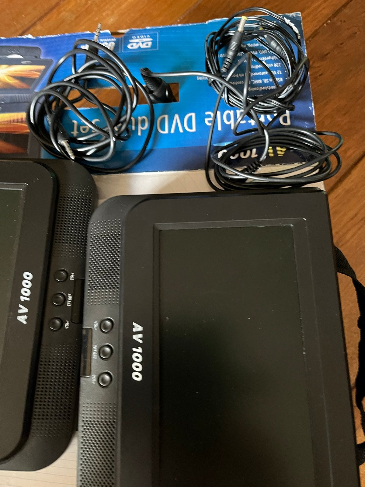 AV 1000 Portable DVD Dual Set - Zo goed als nieuw, Draagbaar, Ophalen of Verzenden, Zo goed als nieuw, Overige merken