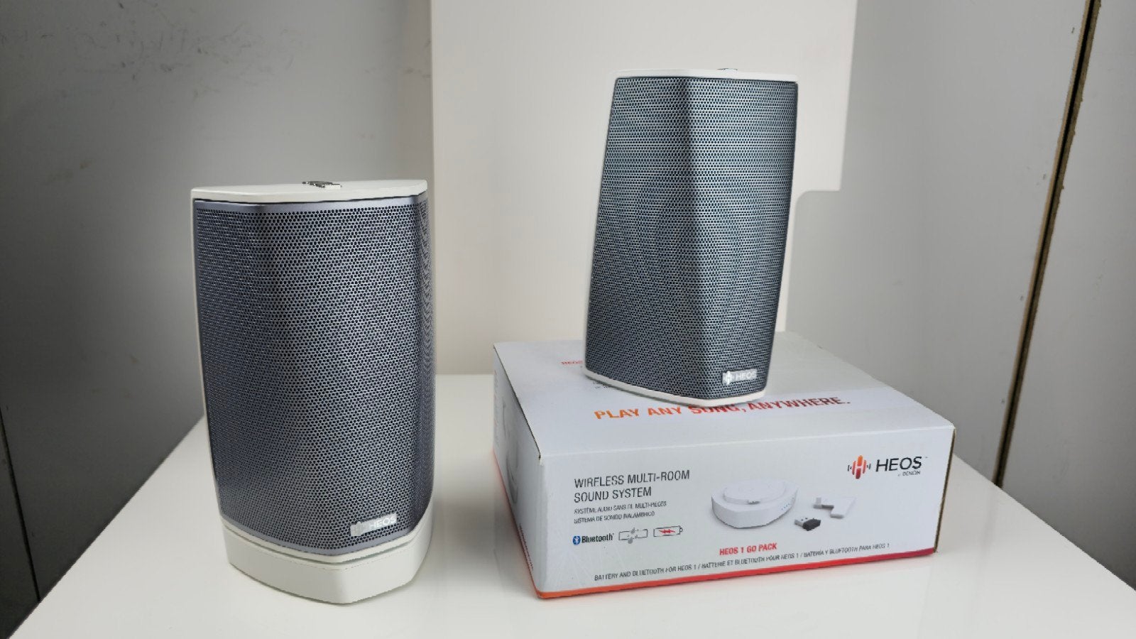 Heos 1 HS2 Draagbare Speaker Wit, Overige merken, Ophalen of Verzenden, Zo goed als nieuw, Draagbare speaker
