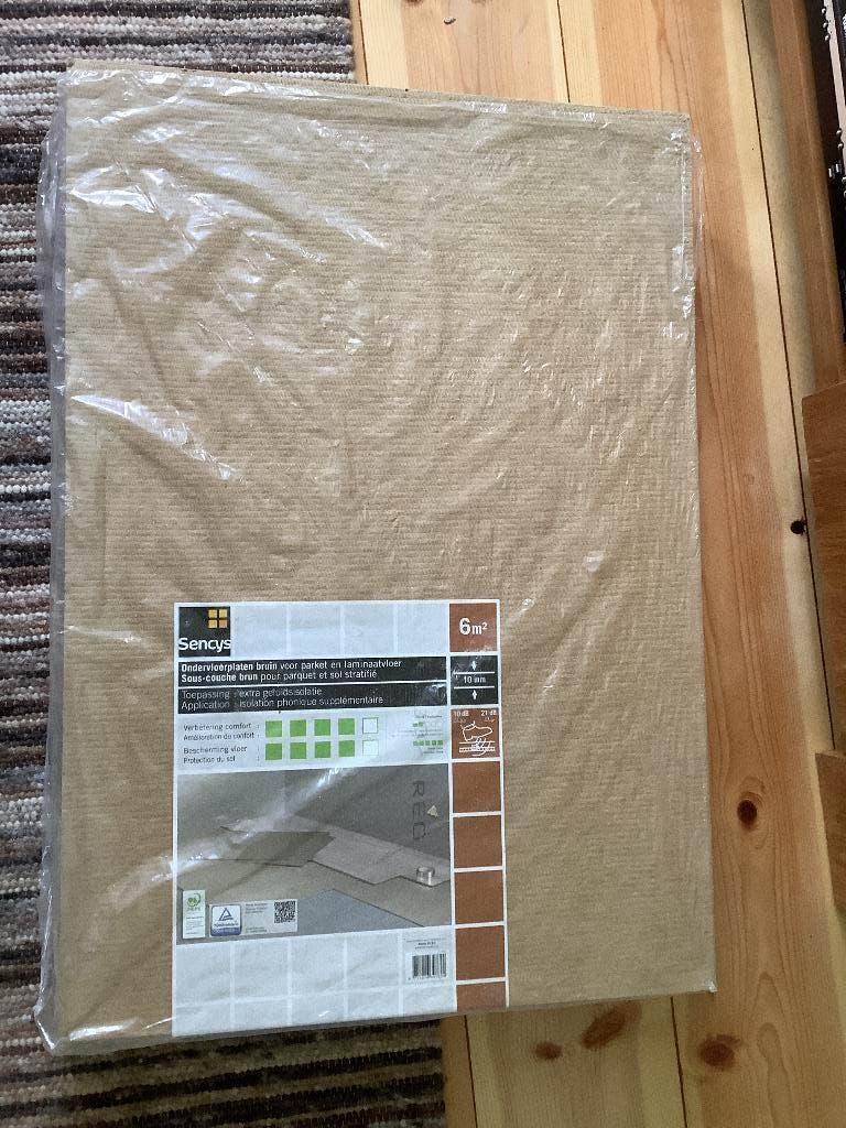 Ondervloerplaten voor laminaat bruin 10 van de 12, Ophalen, Overige materialen, 30 cm of meer, 50 tot 150 cm