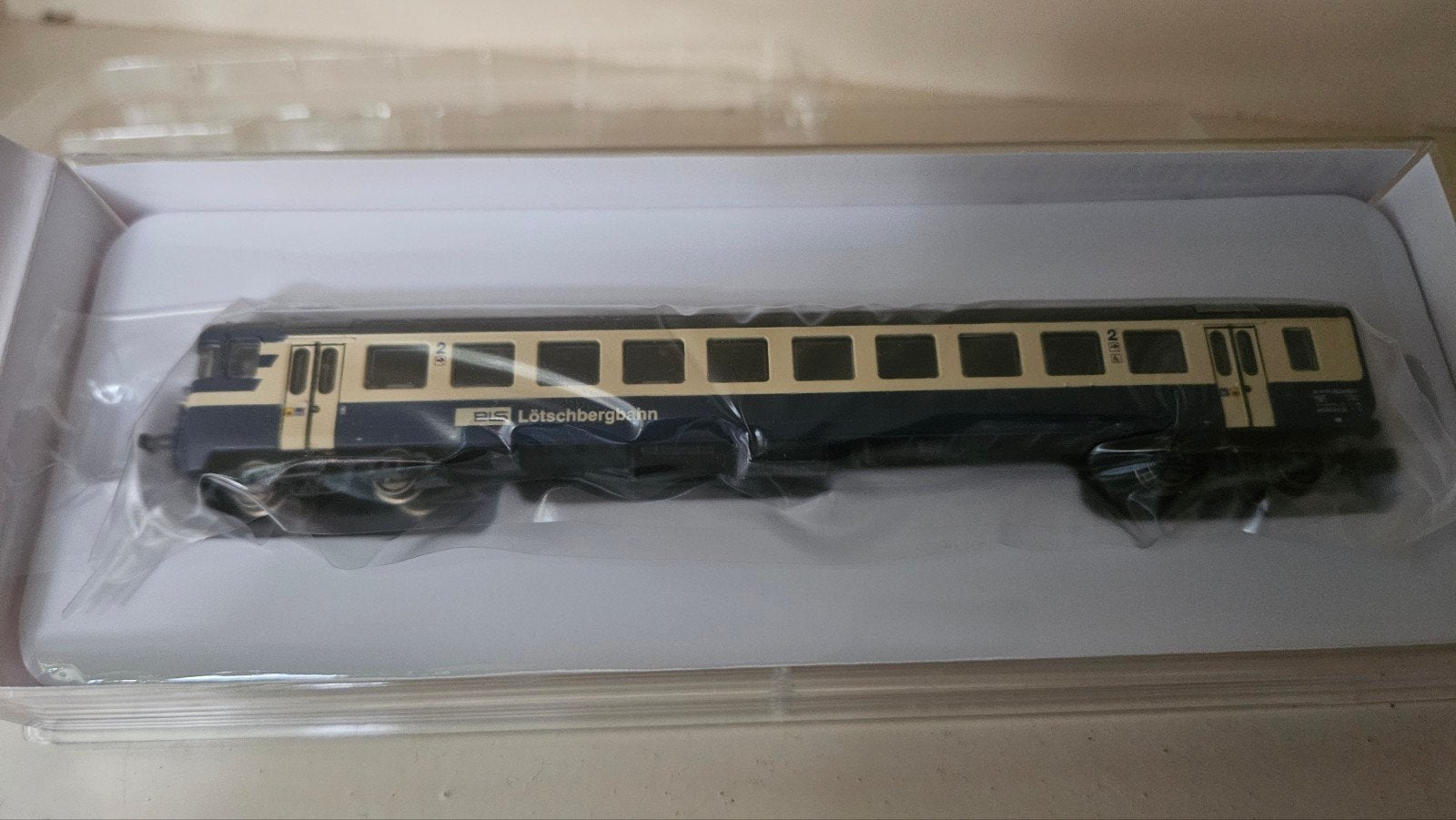 Hobbytrain H23944 BLS Bt Stuurwagen crème-blauw Ep. V, Overige merken, Gelijkstroom, Ophalen of Verzenden, Nieuw