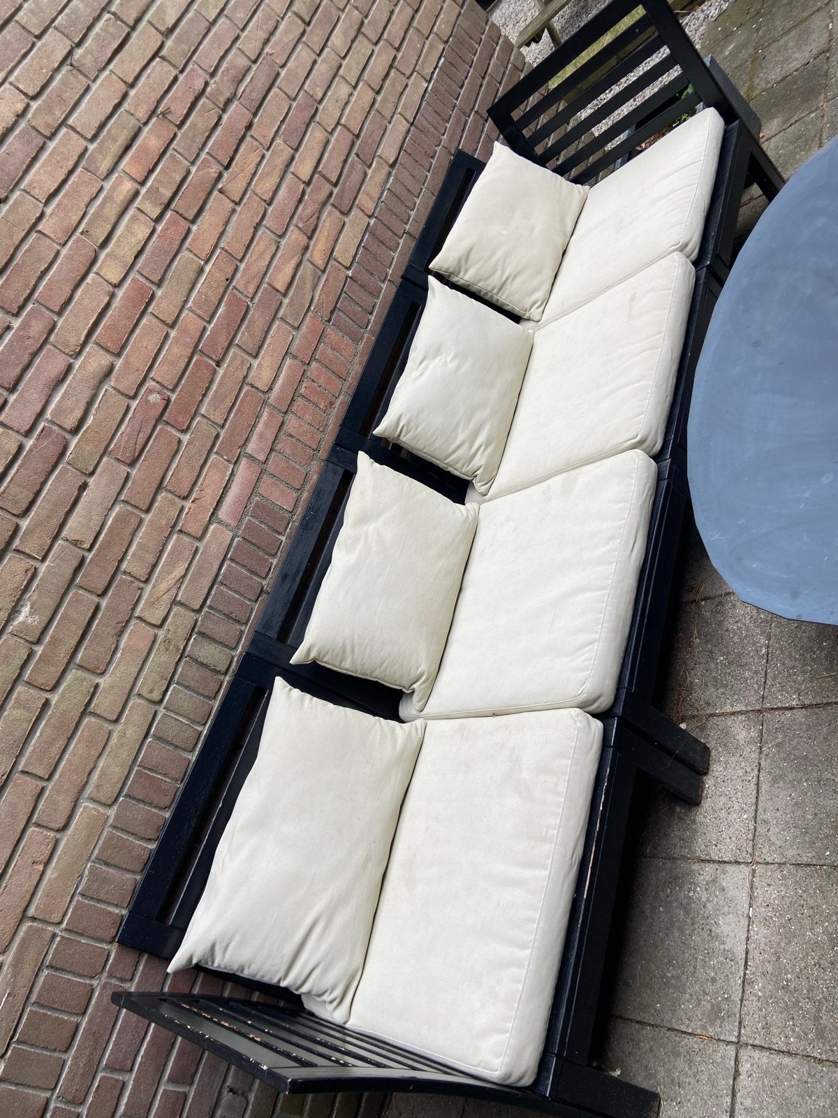 IKEA FRÖSÖN/DUVHOLMEN Tuinkussens voor tuinbank, Ophalen, Gebruikt, Beige, IKEA
