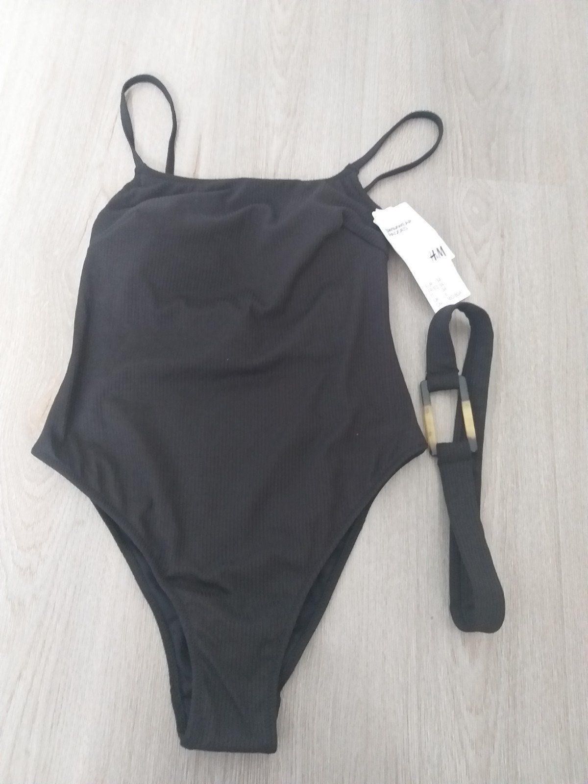 Nieuwe badpak maat 34 van H&M, Ophalen, Nieuw, Zwart, Badpak