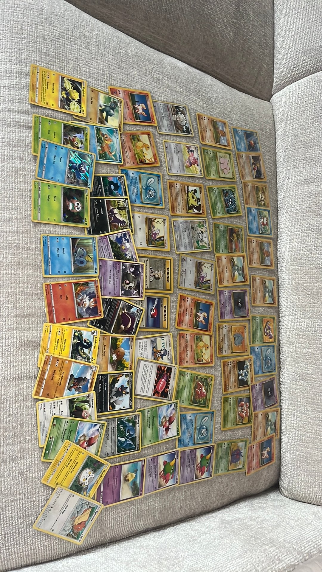 Oude vintage pokemon kaarten, Verzenden, Zo goed als nieuw, Meerdere kaarten