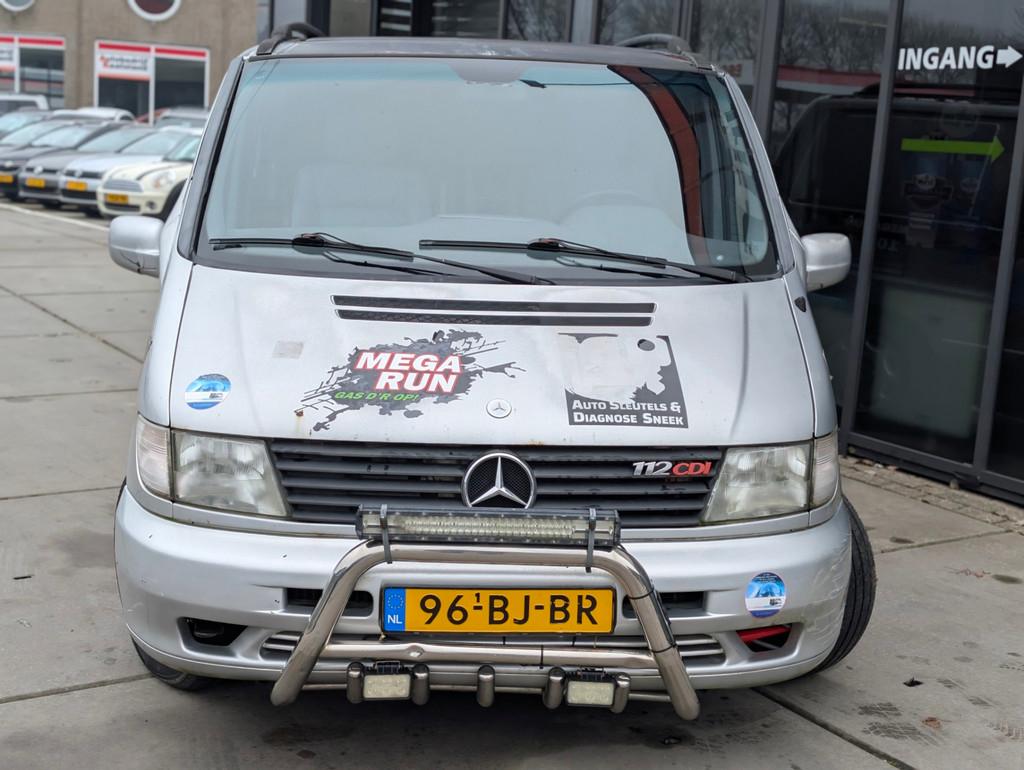 Mercedes-Benz Vito 112 CDI Automaat - Airco - Megarun - Garb, Auto's, Metallic lak, Gebruikt, Zwart, 4 cilinders