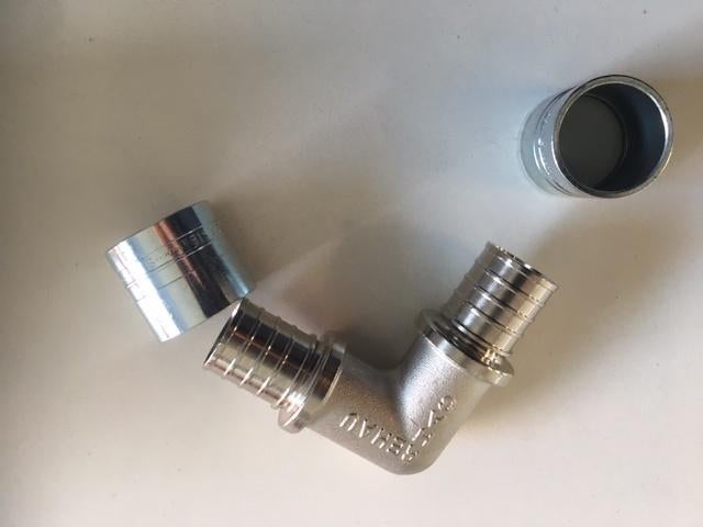 Rehau knie koppeling 25 mm, Ophalen, Overige materialen, -, 6 meter of meer