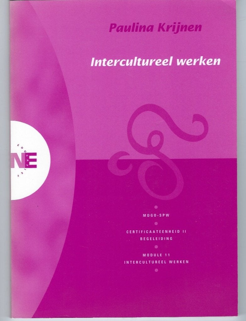 Paulina Krijnen - Intercultureel werken, Boeken, Studieboeken en Cursussen, Paulina Krijnen, Ophalen of Verzenden, Zo goed als nieuw