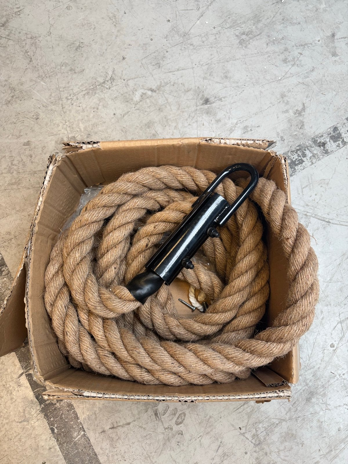 Klimtouw Strongman 38mm*6m - Nieuw in doos, Ophalen, Nieuw, Klimsport-accessoire