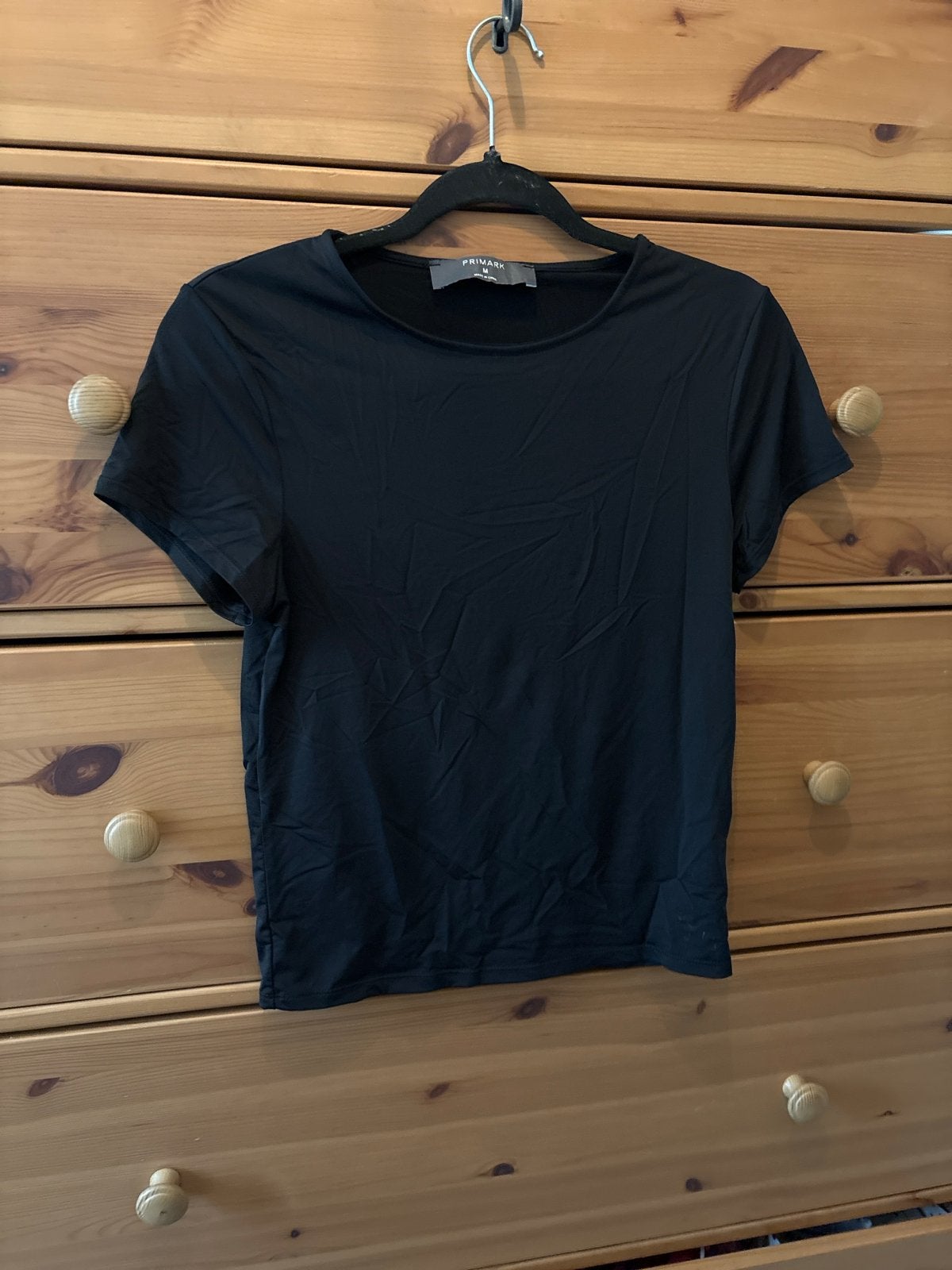 Primark zwart T-shirt maat M, Kleding | Dames, Maat 38/40 (M), Verzenden, Zwart, Korte mouw