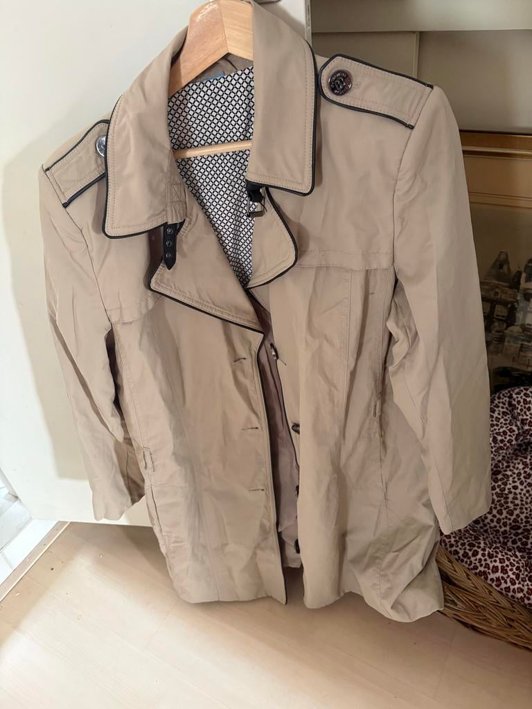 Beige regenjas MS mode zonder ceintuur, Kleding | Dames, Jassen | Zomer, Gedragen, Beige, Ophalen of Verzenden