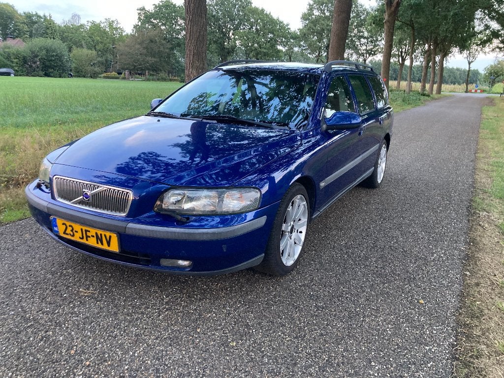 Volvo V70 2.4 170PK 2002 Ocean Race LPG-G3, Auto's, Volvo, Voorwielaandrijving, Zwart, Blauw, Stationwagon