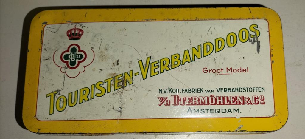 Vintage Touristen-Verbanddoos Groot Model Utermöhlen, Verzamelen, Blikken, Ophalen of Verzenden, Gebruikt, Overige