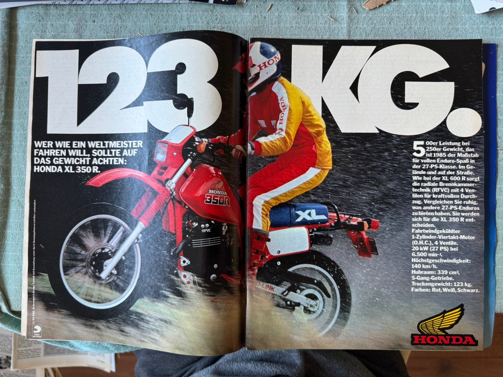 Advertentie Honda XL350R, Verzenden, Zo goed als nieuw, Motoren