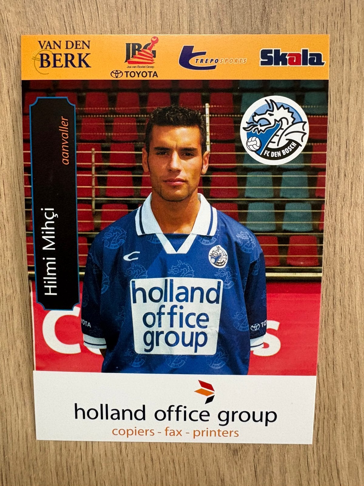 Fotokaart Mihçi (FC Den Bosch) ., Ophalen of Verzenden, Nieuw, Spelerskaart