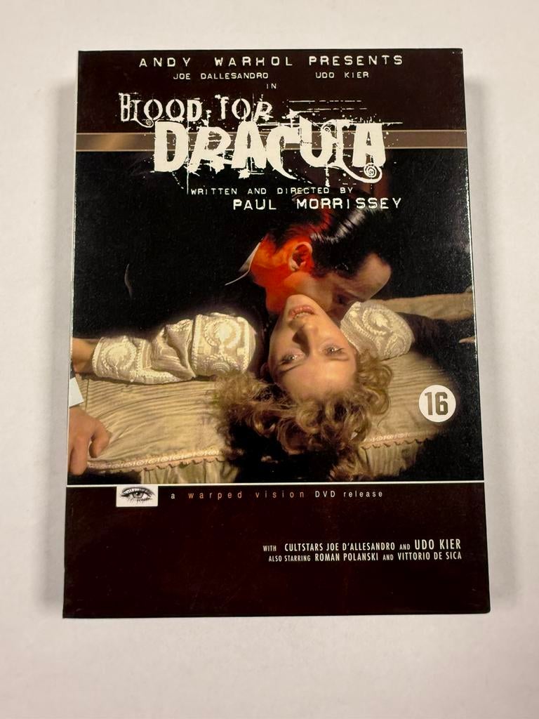 Blood for Dracula (1974) Andy Warhol presents NL-DVD, Cd's en Dvd's, Dvd's | Klassiekers, Horror, 1960 tot 1980, Vanaf 16 jaar