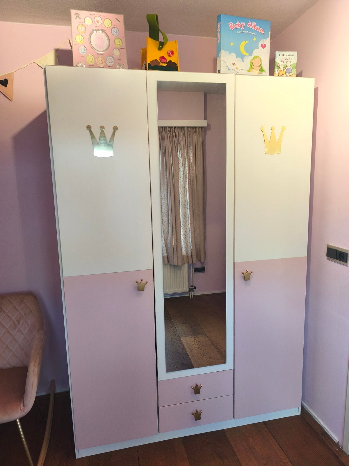 kledingkast met commode, 50 tot 70 cm, Ophalen of Verzenden, 90 tot 105 cm, 100 cm of meer