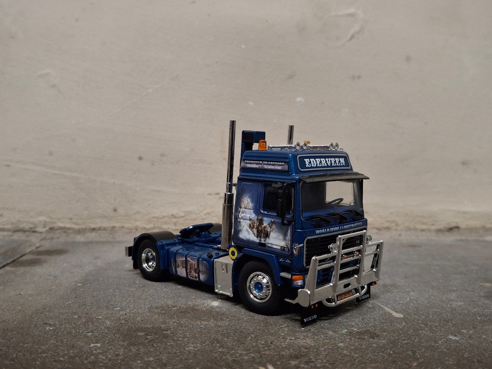 Tekno Volvo F16 Ederveen Transport, Ophalen of Verzenden, Zo goed als nieuw, Bus of Vrachtwagen, Tekno