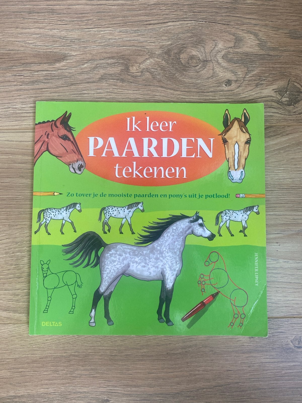 Ik leer paarden tekenen - Jennifer Lipsey, Ophalen, Zo goed als nieuw, 1 tot 2 jaar