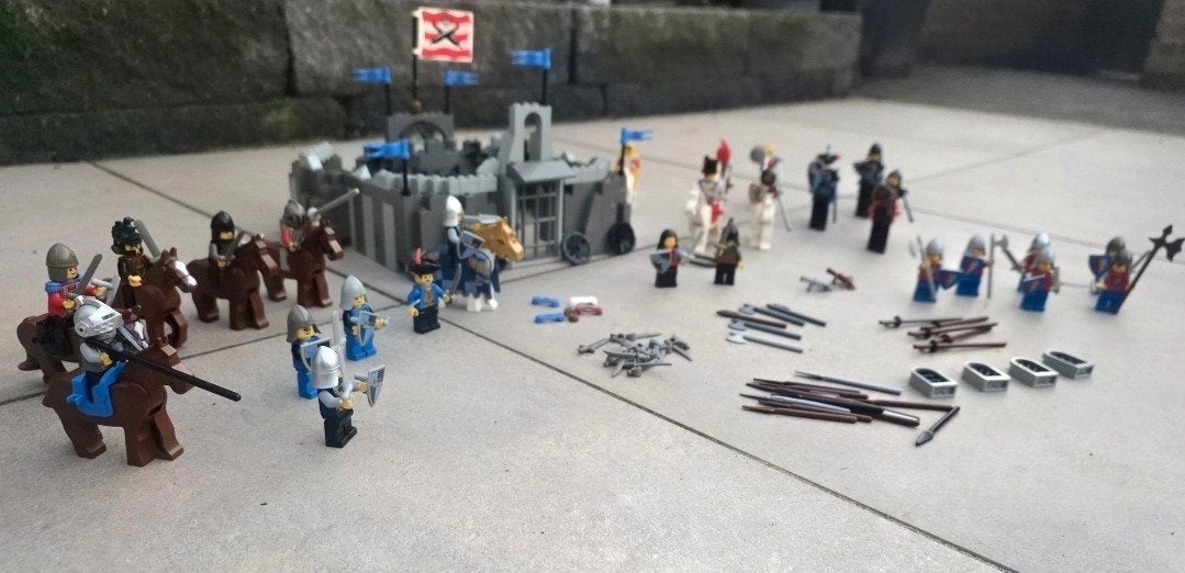 Grote partij Lego Soldaten en accessoires, Ophalen