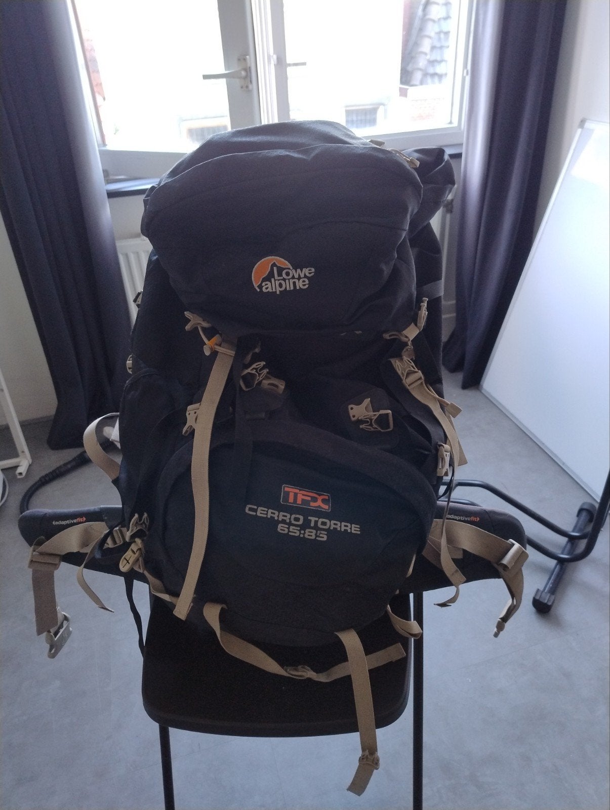 Lowe Alpine Cerro Torre 65:85 Trekking Rugzak, Sport en Fitness, Ophalen, Gebruikt, Rugzak