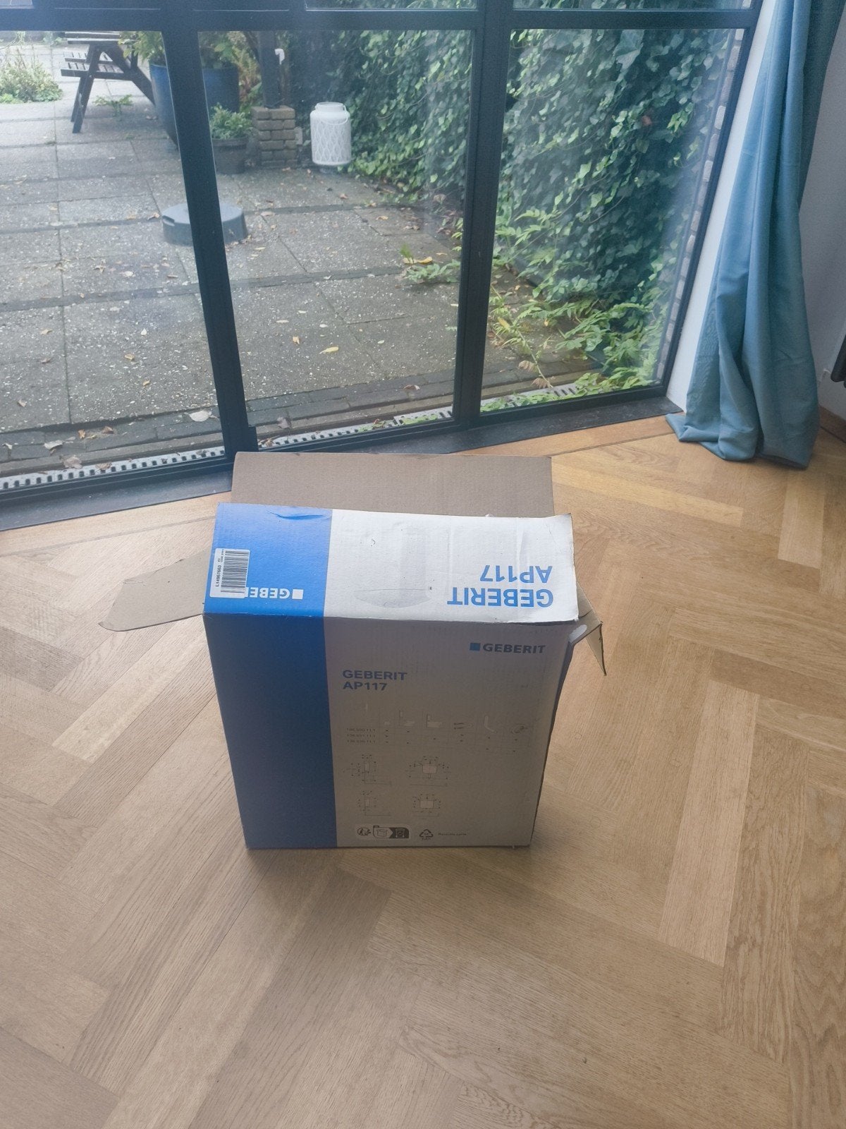 geberit ap 117 stortbak wit, zo goed als nieuw, Ophalen, Zo goed als nieuw, Chroom, Overige typen