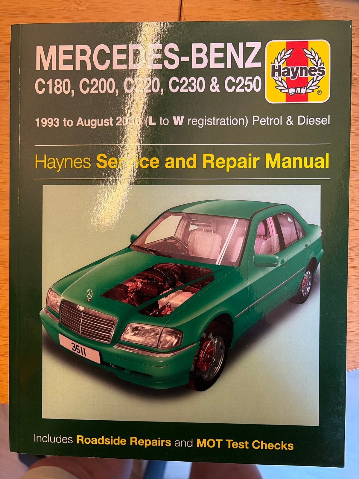 Mercedes-Benz C-Klasse Haynes Werkplaatshandboek (1993-2000), Auto diversen, Ophalen of Verzenden