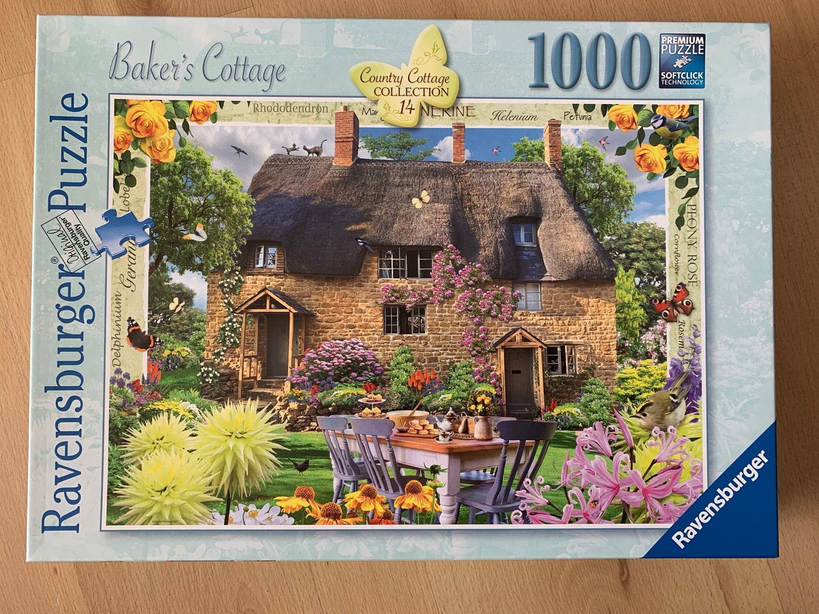 Ravensburger Country Cottage Collection 14 Baker's Cottage, Ophalen of Verzenden, 500 t/m 1500 stukjes, Zo goed als nieuw, Legpuzzel