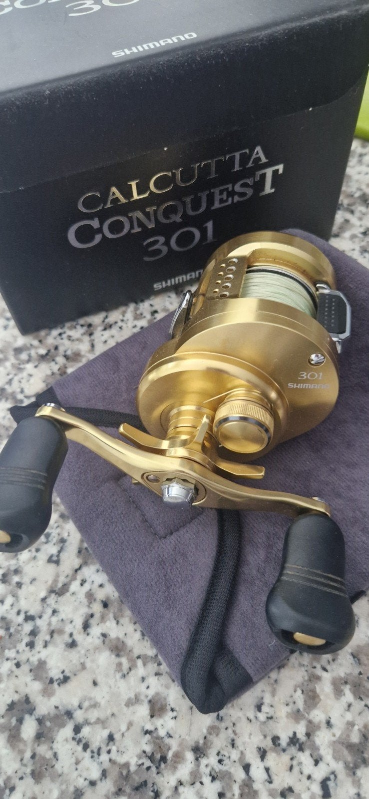 Shimano calcutta conquest, Ophalen of Verzenden, Zo goed als nieuw, Overige typen