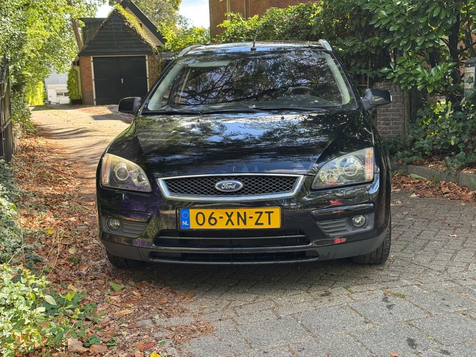 Ford Focus 1.6 74KW Wagon 2007 Zwart, Auto's, 1596 cc, 15 km/l, 4 cilinders, 635 kg