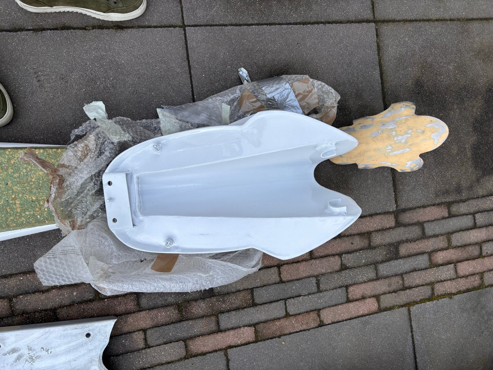 Motorfiets Kuipdelen en Tanks - Cafe Racer Project, Ophalen, Gebruikt