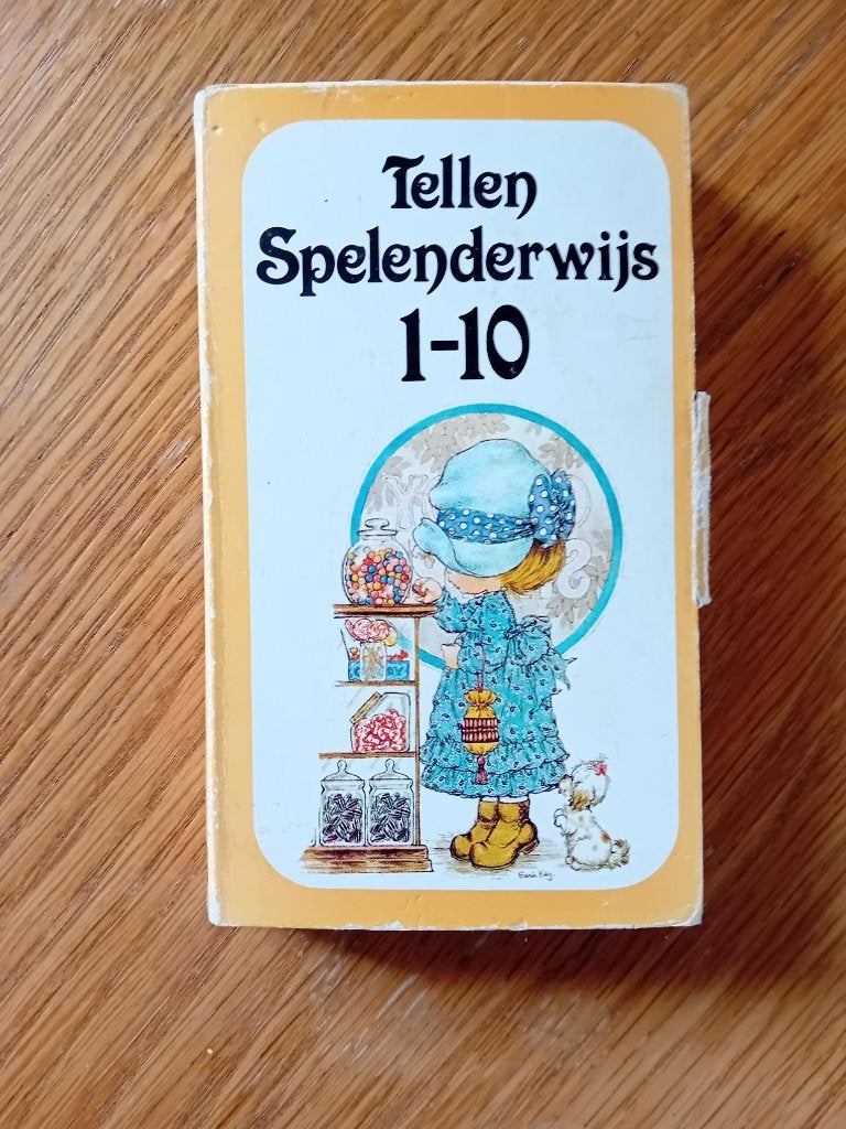 Sarah Kay kartonnen boekje Tellen Spelenderwijs 1-10 1979, Ophalen of Verzenden, Gelezen, Fictie algemeen