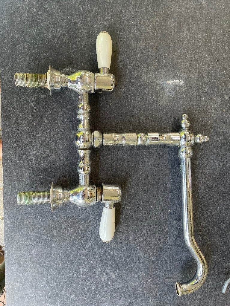 Kraan vintage stijl, Ophalen of Verzenden, Gebruikt, Rvs, Wastafel