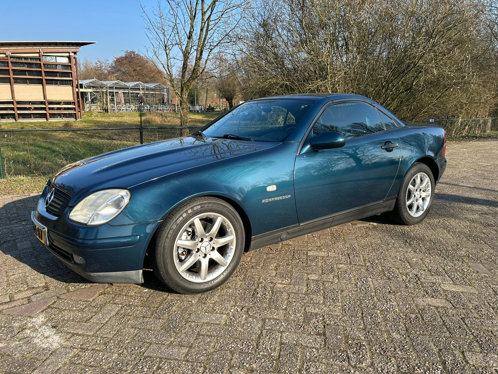 Mercedes-Benz SLK 2.3 Slk230 Kompr Roadster AUT 1999 Blauw, Automaat, Achterwielaandrijving, 4 cilinders, Cabriolet