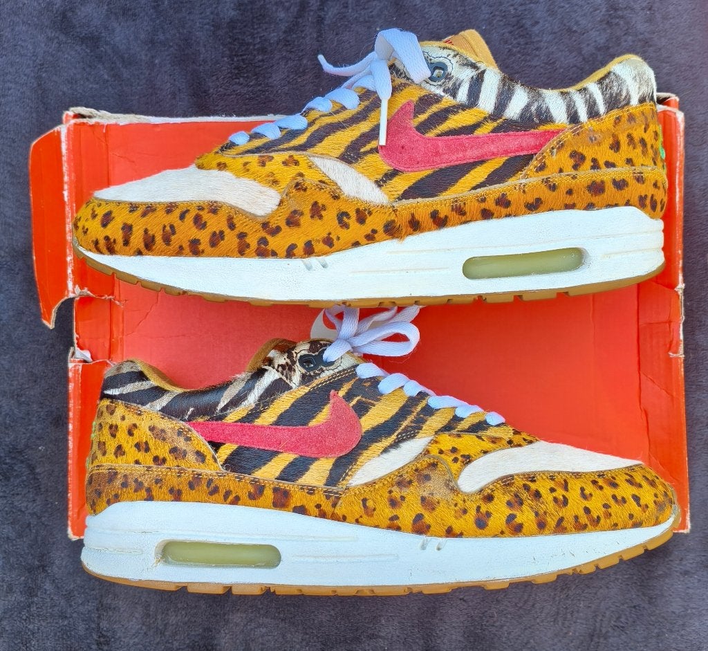 Nike Air Max 1 Atmos Animal 44, Ophalen, Overige kleuren, Nike, Sneakers of Gympen