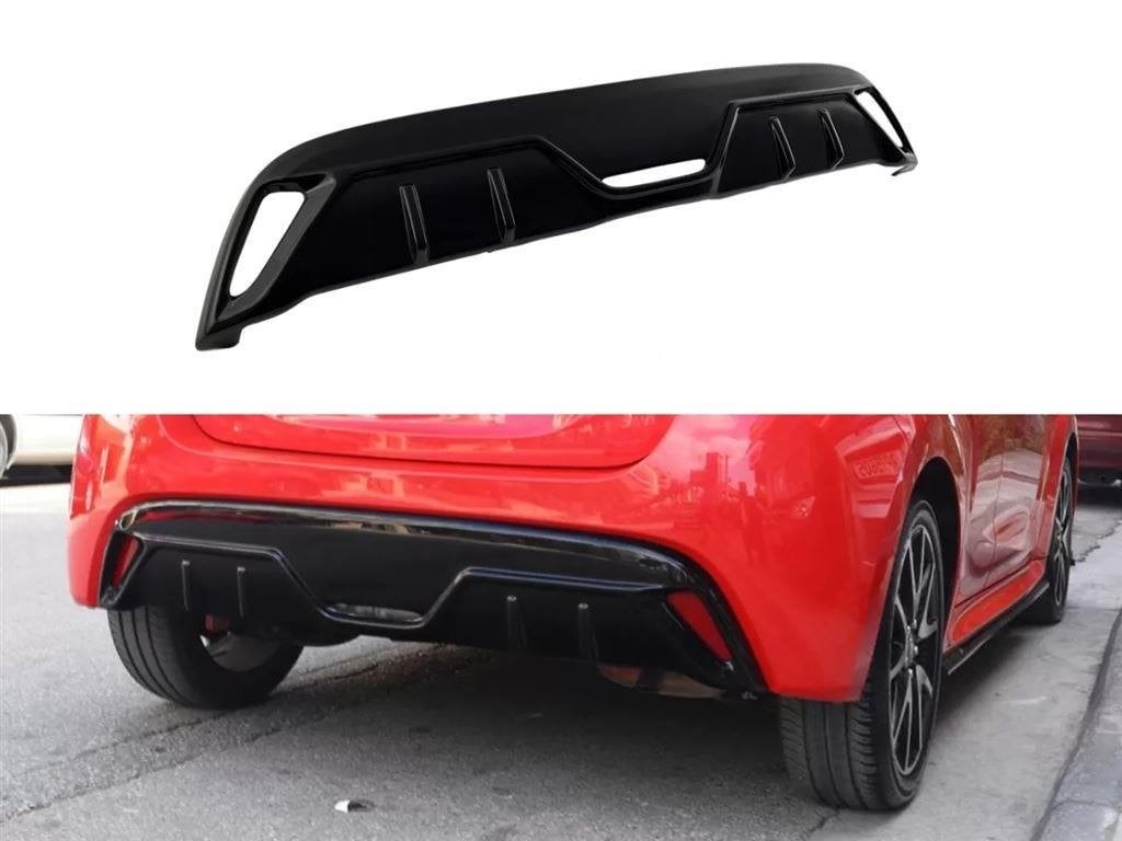 Toyota Yaris MK4 – Achterbumper diffuser, Ophalen of Verzenden, MJ-Carstyling, Info@mj-carstyling.net, Sibeliusstraat 81 5011JH Tilburg