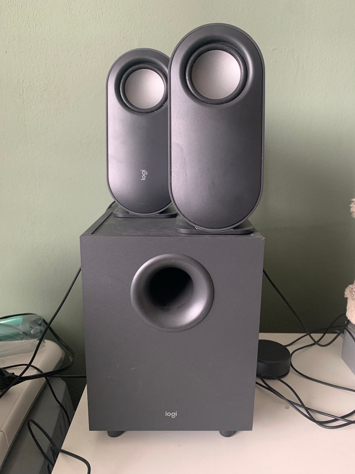 Logitech Z407 2.1 Bluetooth Speakerset met Subwoofer, Computers en Software, Pc speakers, Ophalen, Zo goed als nieuw, Audiokanaal 2.1