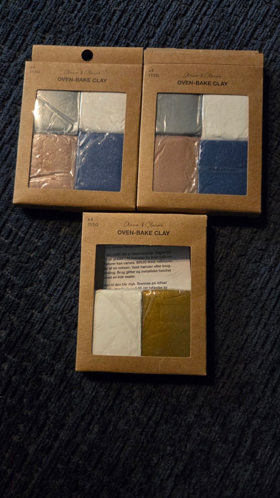 10 blokjes polymeerklei, Ophalen of Verzenden, Nieuw