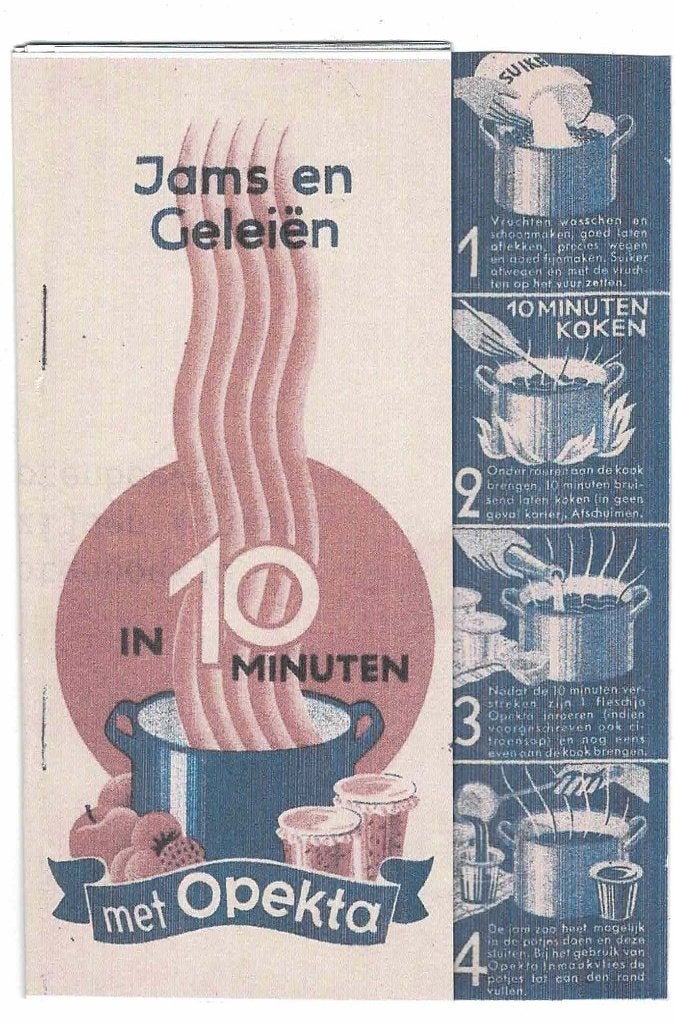 Met OPEKTA Receptenboekje maakt u in 10 minuten Jam, Verzenden, Zo goed als nieuw, Overige typen