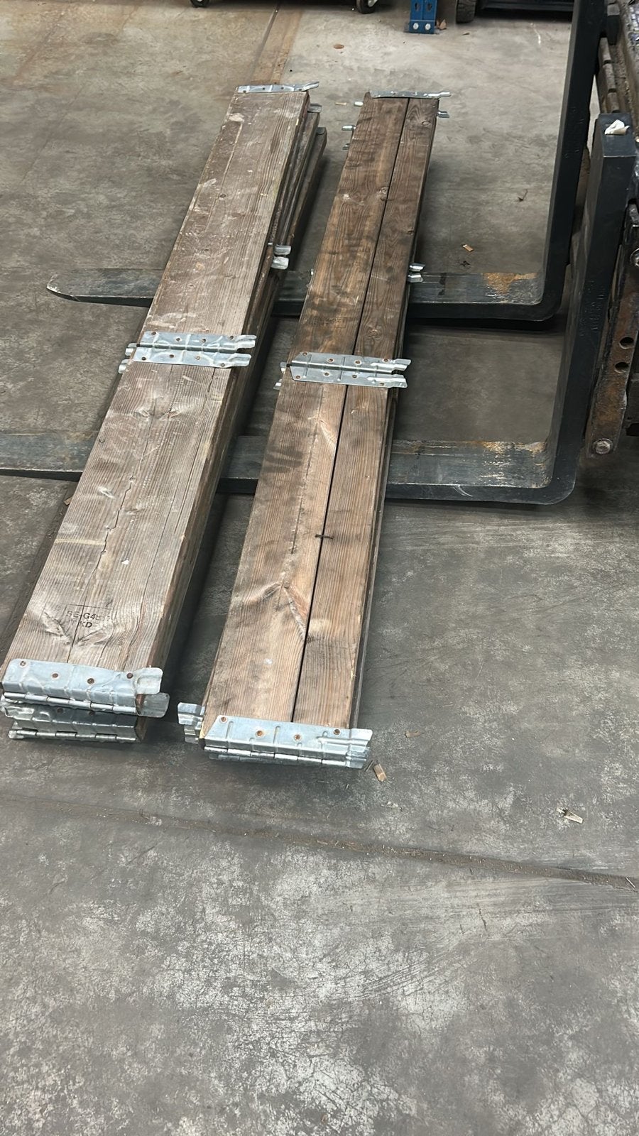 Pelletranden - Houten randen voor palletopzet, Verzenden, Gebruikt