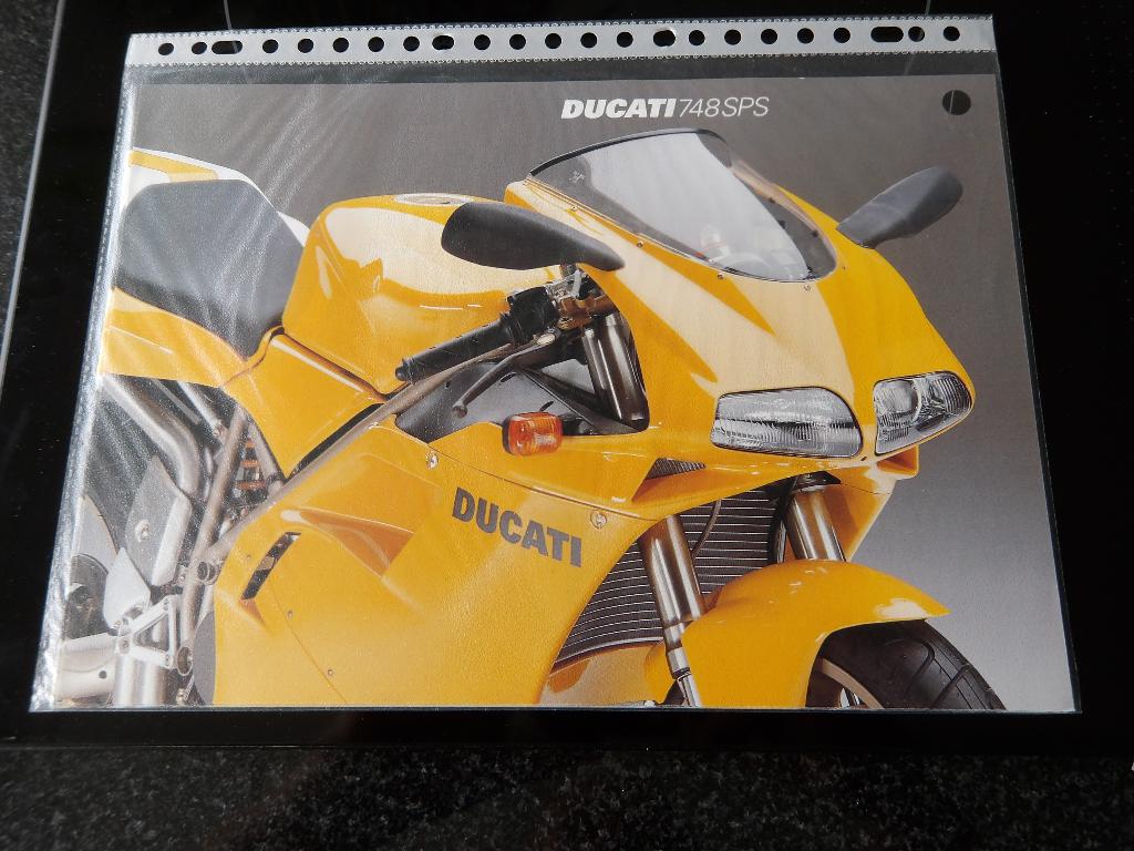 Folder Ducati 748SPS, Ophalen of Verzenden, Ducati
